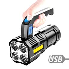 X508 Portable portatile ricaricabile a lungo raggio multifunzione COB Torcia elettrica a LED