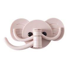 10 pezzi Elephant Seamless Gancio a tre ganci a tre ganci per nail-free Gancio posteriore (rosa)