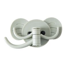 10 pezzi Elephant Gancio senza soluzione di continuità a tre ganci a tre ganci per nail-free Gancio posteriore (verde)