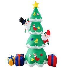 Ornamenti luminosi del natale del pupazzo del pupazzo di neve del pupazzo di neve del pupazzo di neve del Babbo Natale, spina degli Stati Uniti (QM0203-2.1m)