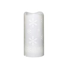 Lampada di proiezione a candela a LED natale LED decorazione della decorazione notturna (fiocco di neve)