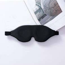 Maschera per la schiuma di memoria della maschera della maschera dell'occhio del sonno 3D Maschera per gli occhi dell'ombelico della maschera dell'occhio concava (nessun nero del naso nero)