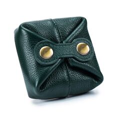BD-9955 Borsa di stoccaggio della mini portata in pelle morbida CLD-9955 (inchiostro verde)