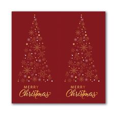 4 confezioni Buon Natale Rettangolare Rettangolare Adesivi di guarnizione (C2)