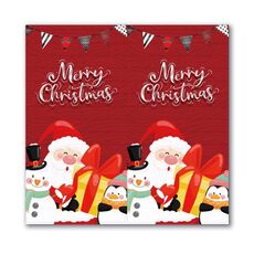 Autoadesivi di guarnizione del contenitore di guarnizione rettangolare di Christmas Buon Natale (C3)