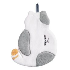 Home Cucina Bagno Carino Asciugamano per gatti (grigio)