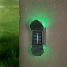 Lampada da parete impermeabile da giardino a LED a luce solare (luce colorata)