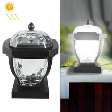 2 LED Solar A Waterproof Garden Garden Light, Stile: Berretto da colonna luminosa bianca