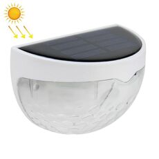 6 LED per la luce del recinto della caduta dell'acqua solare all'aperto (bianco caldo)