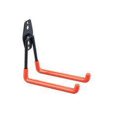 2 Pz 630 Medio quadrato Garage Hook Deposito di immagazzinamento immagazzinamento Gancio in metallo (arancione brillante)