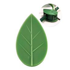 100 pz viti piante verdi piante da interno per interni clips verde aneto fissatore (verde)