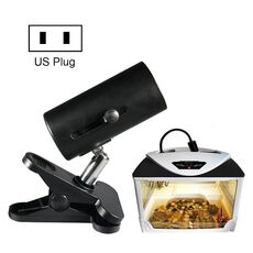 ZY-UAB Tartaruga retroilluminazione UVA Riscaldata Arrampicata da arrampicata per animali domestici, spina degli Stati Uniti senza lampadina (Black Short Light Stand)