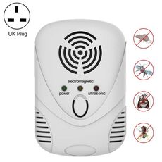 DC-9001 Repelleria del mouse elettronico della famiglia, specifica: Spina del Regno Unito (Bianco)