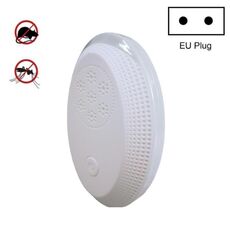 Lampada notturna ad ultrasuoni per zanzare di zanzare, specifica: spina UE (bianco perla)