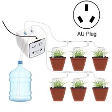 WD-01ade WiFi Gardening Gardening Controller di irrigazione, Specifica: doppia pompa 15 Pentole (Plug AU)