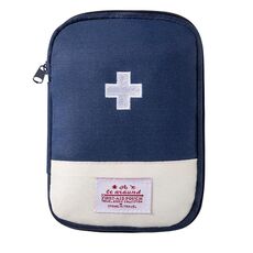 4 pezzi Viaggio Home Borsa medica portatile, Colore: Blu grande