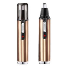 Trimmer per capelli del naso elettrico USB Richargeable Shaver (Gold)