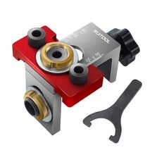 3 in 1 Punzonatura Localizzatore rotondo Connettori in legno Apri macchina (Localizzatore Monomer + Chiavetta dado)
