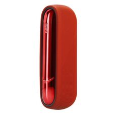 Custodia in silicone in silicone elettronico + copertura laterale per IQO 3.0 / 3.0 duo (rosso)