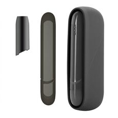 Custodia in silicone + copertura laterale + copertura superiore per IQO 3.0 / 3.0 duo (nero)