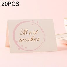 20 PCS 3D Holiday Blessing and Thanksgiving Card (Best Wishes)