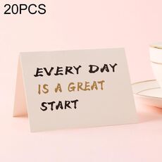 20 pezzi 3D Holiday Blessing and Thanksgiving Card (ogni giorno)