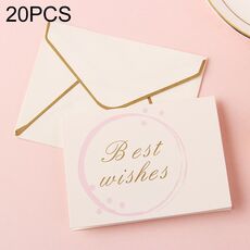 20 pezzi 3D Holiday Blessing and Thanksgiving Card con busta (auguri)