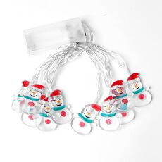 1,5 m 10 luci natalizie a neve a LED LIGHT LIGHT Stringa
