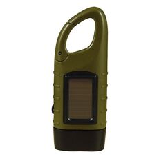 AOTU AT5503 ESTERNO SOLAR A MANULANZA MANULANZA A MANUSCIA DI EMERGENZA LED Torcia elettrica (Green dell'esercito)