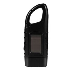 AOTU AT5503 ESTERNO SOLAR A MANULANZA MANULANZA A MANUSCINA DI EMERGENZA LED Torcia elettrica (Nero)