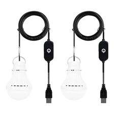 Lumo da lampadina USB da 5W, Specifica: tocco filo oscurante 3000k bianco caldo, quantità: 2pcs