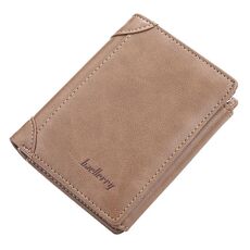 BAELLERRY D1307 UOMO UOMO MULTI-CARTA MULTI-CARTA TRI-PIGLICE PICCOLO PICTRITO BORSA THIN BOCKLE BORSE (KHAKI)