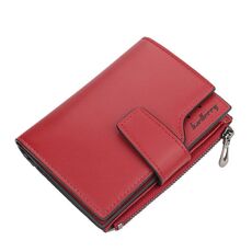 BAELLERRY N5013 Ladies Portata portafoglio multi-carta Slot con cerniera con cerniera con cerniera Borsa con cerniera (Gujube Red)
