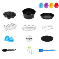 13 pezzi / set Accessori per bicarbonato di friggitrice d'aria 8 pollici