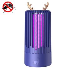 Famiglia PhotoCatalyst Mosquito Killer Interior USB Muto Shock Shock Mosquito lampada (Blu Gemstone Blue)