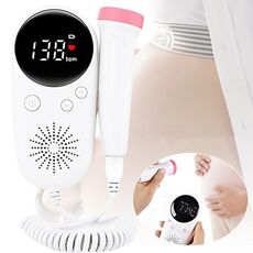 W8-25 Fetal Fetal Frequenza cardiaca Doppler Battery Powered Heartbeat Heartbeat