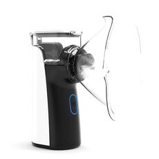 Nebulizzatore micro-maglia portatile ad ultrasuoni (nero)