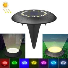 LED solare sepolto luce giardino decorazione parco erba lampada da terra (RGB + Bianco fresco)