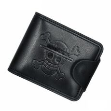 Caso di cartolina da trasporto con portafoglio multi-card multi-scheda 2 pieghe da uomo (nero)