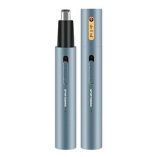 Dispositivo per capelli ricaricabile per tubi in tubo di alluminio metallo sportivo, Stile: SideBurns 2 in 1 (azzurro)