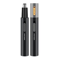 Sportsman Metal in alluminio Tube Tube Body Device per capelli ricaricabile, Stile: Sopracciglio 2 in 1 (nero)