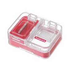 Scatola di distributore di taglieri di medicina sigillata per medicina portatile imikara (rosso)