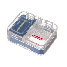 Scatola di distributore di taglieri di medicina sigillata Portable Imakara Square (blu)