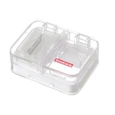 Scatola di distributore di taglieri di medicina sigillata Portable Imakara Square (Bianco)