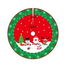 Gonna per albero di Natale tappeto Cover Cover Mat (003)