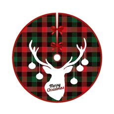 Gonna per albero di Natale tappeto Cover Cover Mat (004)