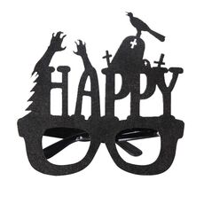 3 PCS Halloween Decorazione Scheletro di occhiali divertenti Scheletro Spider Horror Props Tombstone