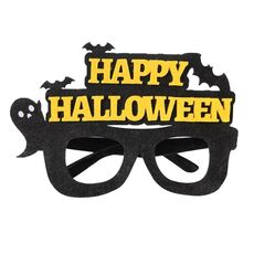 3 PCS Halloween Decorazione Scheletro di occhiali divertenti Scheletro Spider Horror Props Alphabet