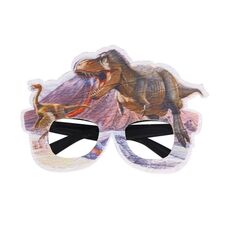 3 pezzi Dinosaur OCCHEDI divertenti di compleanno Decorazione per feste di compleanno Props (Modello C)