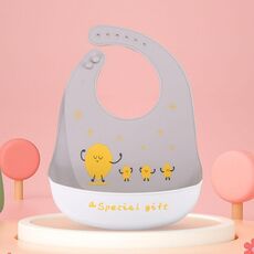 Spray per bambini spray impermeabile in silicone bavaga asciugamano di saliva ultra-sottile, motivazione: cantante al limone